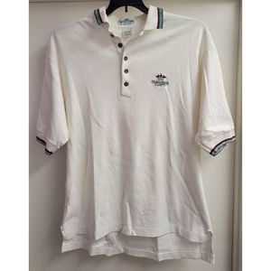 Vintage Cabo Real Golf Club White Polo Shirt Size Large Willow Pointe Extra